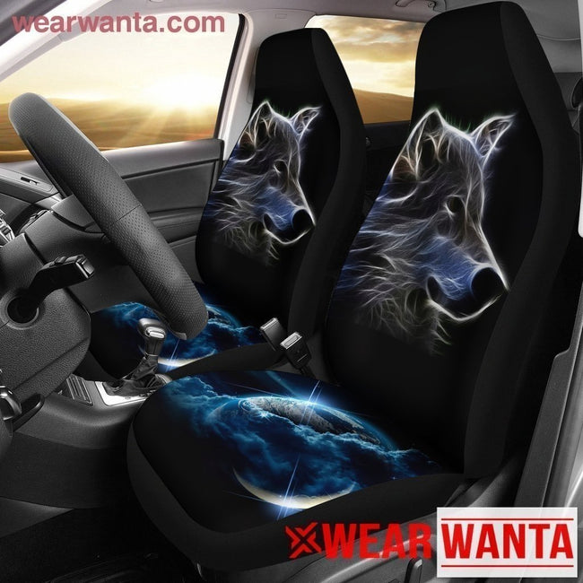 Neon Wolf Car Seat Covers-Gear Wanta