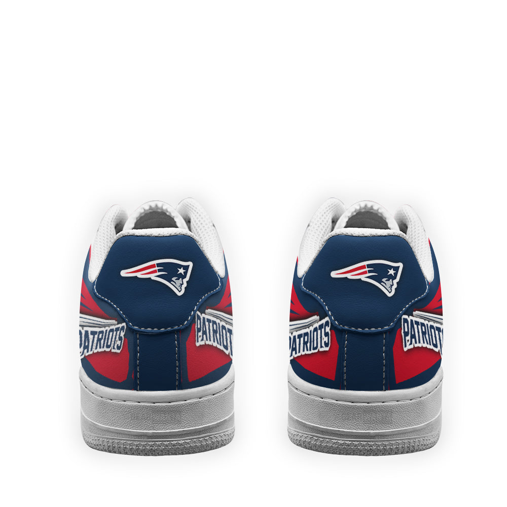 New England Patriots Air Sneakers Custom For Fans-Gear Wanta