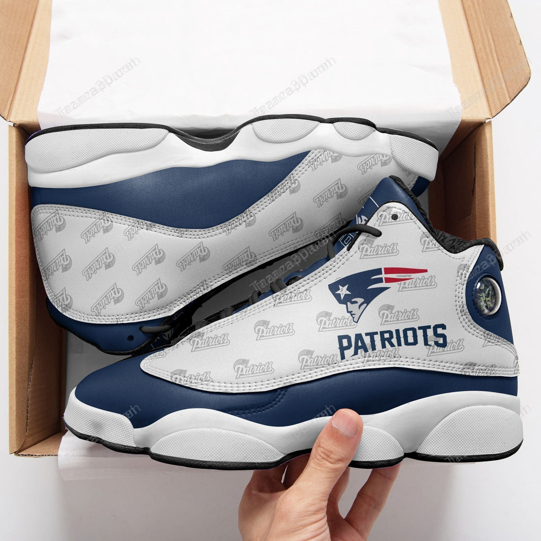 New England Patriots Custom Shoes Sneakers 356-Gear Wanta