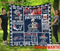 New England Patriots Quilt Blanket Custom-Gear Wanta