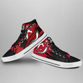 New Jersey Devils High Top Shoes Custom For Fans-Gear Wanta