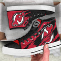 New Jersey Devils High Top Shoes Custom For Fans-Gear Wanta