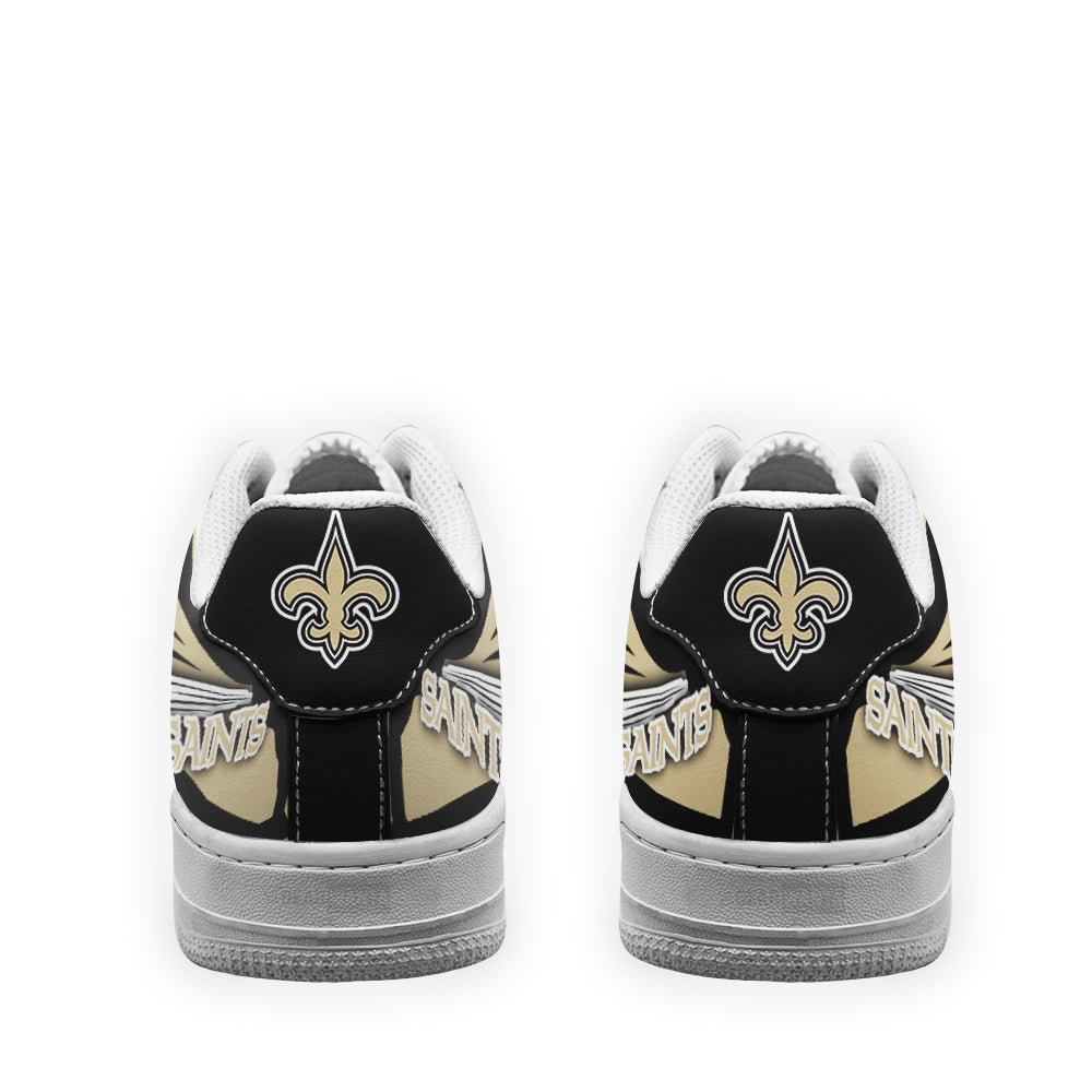 New Orleans Saints Air Sneakers Custom For Fans-Gear Wanta