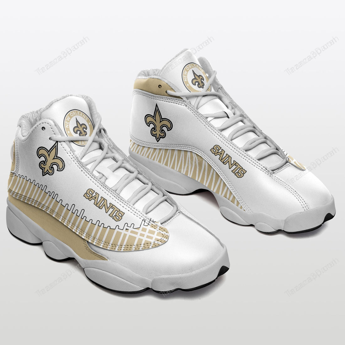 New Orleans Saints Custom Shoes Sneakers 490-Gear Wanta