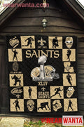 New Orleans Saints Quilt Blanket-Gear Wanta