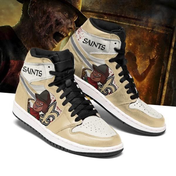 New Orleans Saints Horror Custom Shoes Sneakers Sne-Gear Wanta