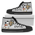 New Orleans Saints High Top Shoes Custom PT19-Gear Wanta