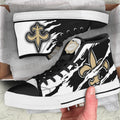 New Orleans Saints High Top Shoes Custom For Fans-Gear Wanta