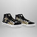 New Orleans Saints High Top Shoes Custom American Flag Sneakers-Gear Wanta