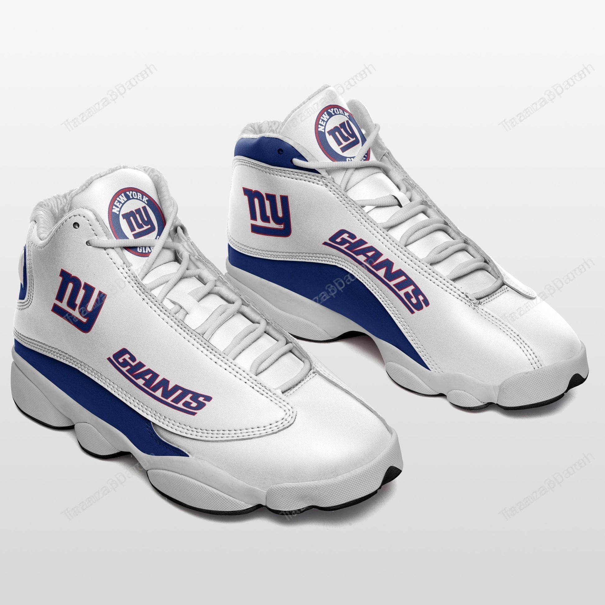 New York Giants Custom Shoes Sneakers 100-Gear Wanta