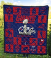 New York Giants Quilt Blanket-Gear Wanta