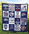 New York Giants Quilt Blanket For Custom Idea-Gear Wanta