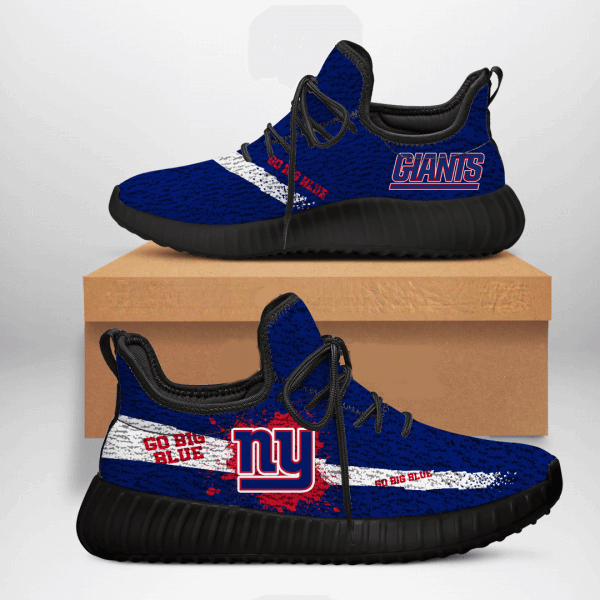 New York Giants Sneakers Custom 6 Shoes black sho-Gear Wanta