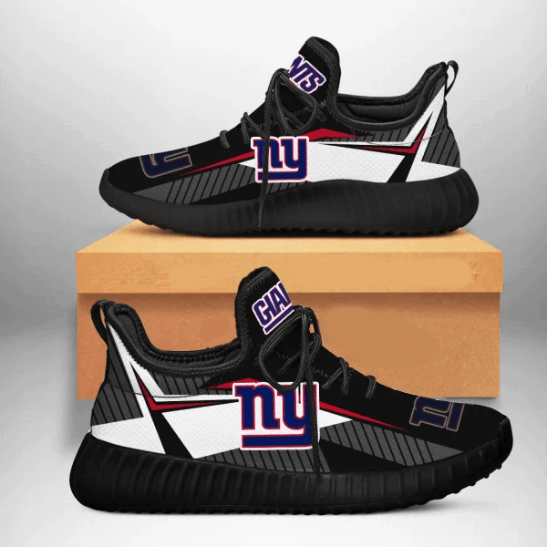 New York Giants Sneakers Custom 7 Shoes black sho-Gear Wanta