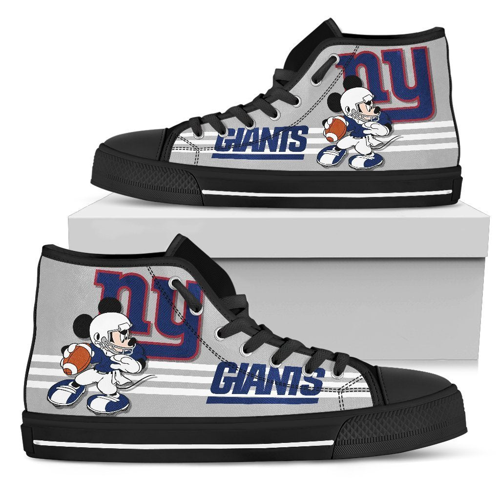 New York Giants High Top Shoes Custom PT19-Gear Wanta