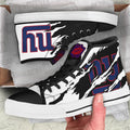 New York Giants High Top Shoes Custom For Fans-Gear Wanta