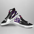 New York Giants High Top Shoes Custom For Fans-Gear Wanta