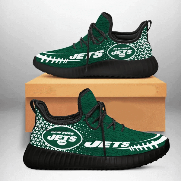 New York Jets Sneakers Custom 7 Shoes black shoes-Gear Wanta