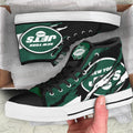 New York Jets High Top Shoes Custom For Fans-Gear Wanta