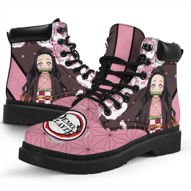Nezuko Boots Shoes Demon Slayer Anime Custom TT12-Gear Wanta