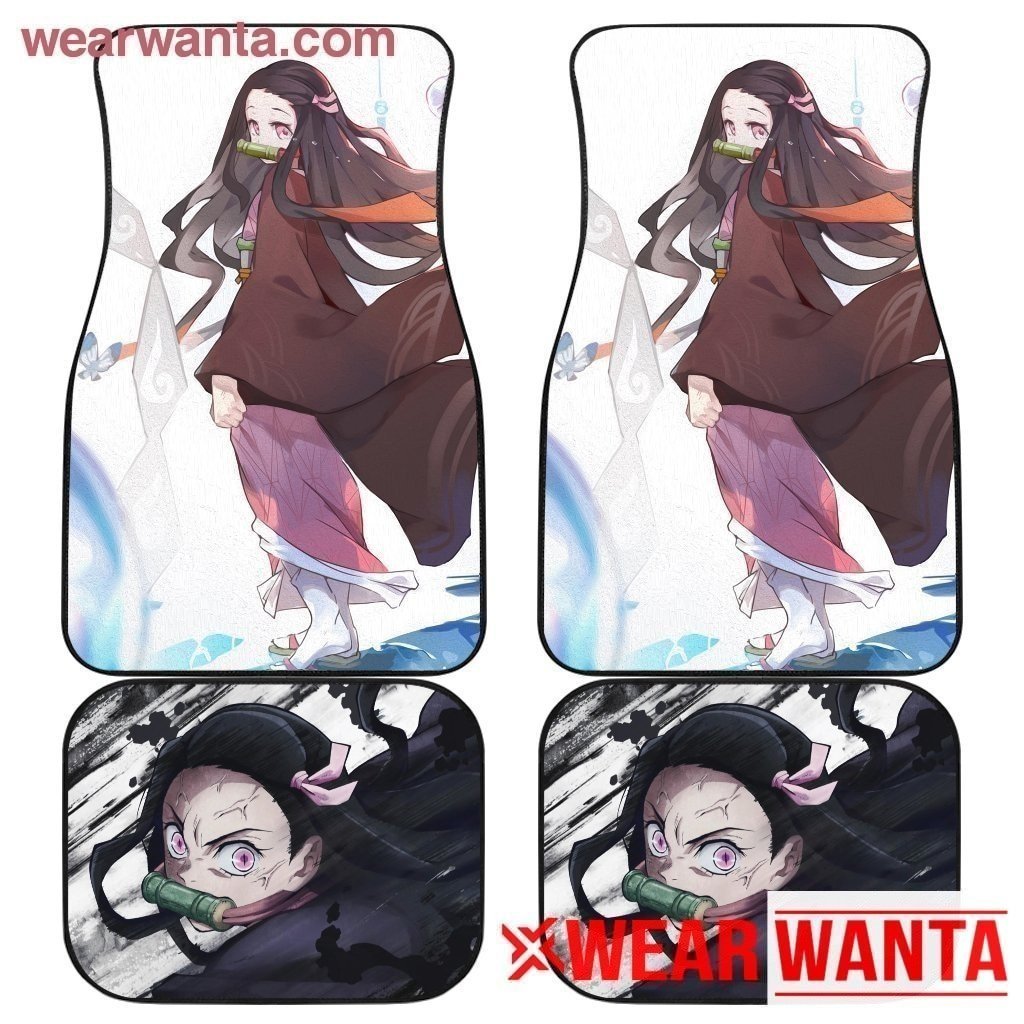 Nezuko Demon Slayer Anime Car Floor Mats NH09-Gear Wanta