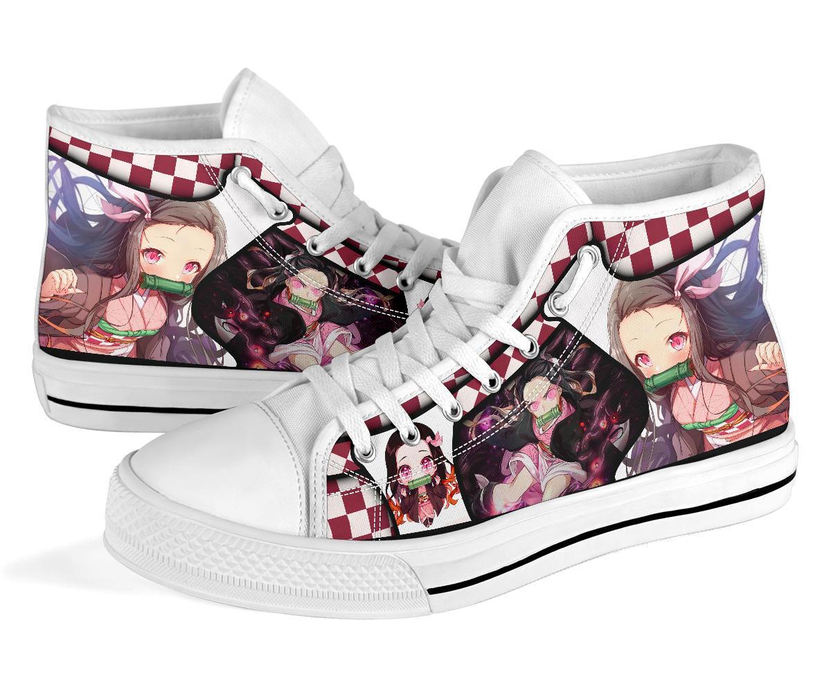 Nezuko Demon Slayer High Top Shoes Anime Fan MN19-Gear Wanta