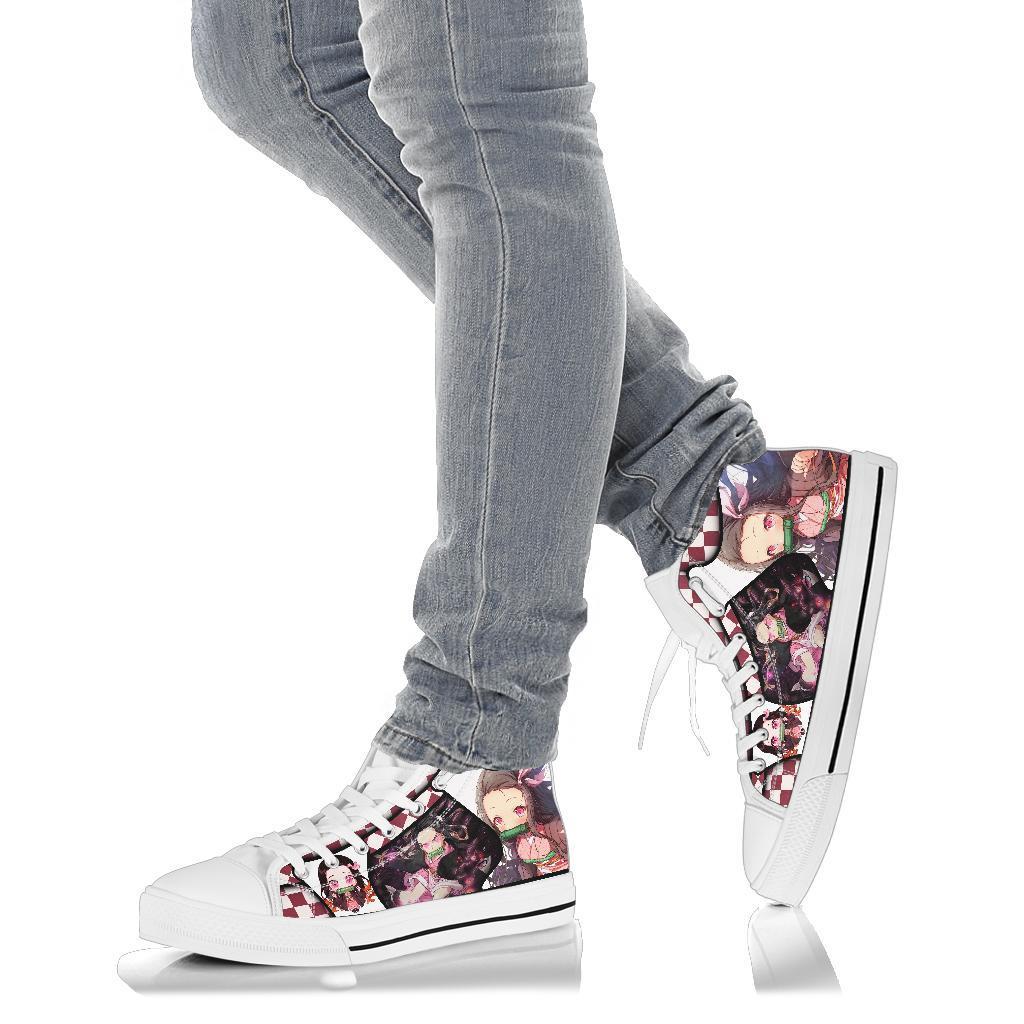 Nezuko Demon Slayer High Top Shoes Anime Fan MN19-Gear Wanta