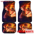 Nezuko Fire Kimetsu No Yaiba Anime Car Floor Mats NH09-Gear Wanta