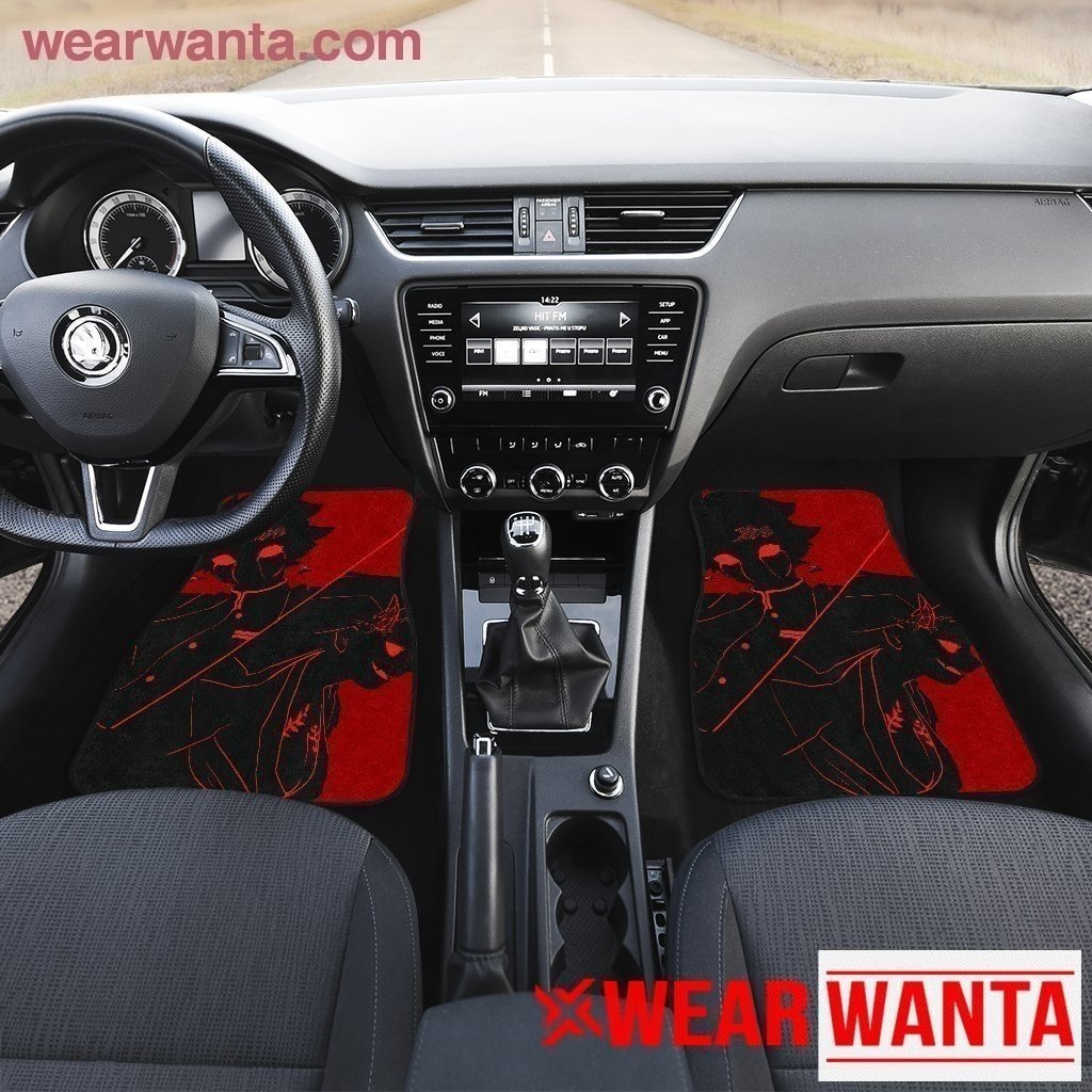 Nezuko Tanjiro Car Floor Mats Custom Demon Slayer Kimetsu No Yaiba Anime-Gear Wanta