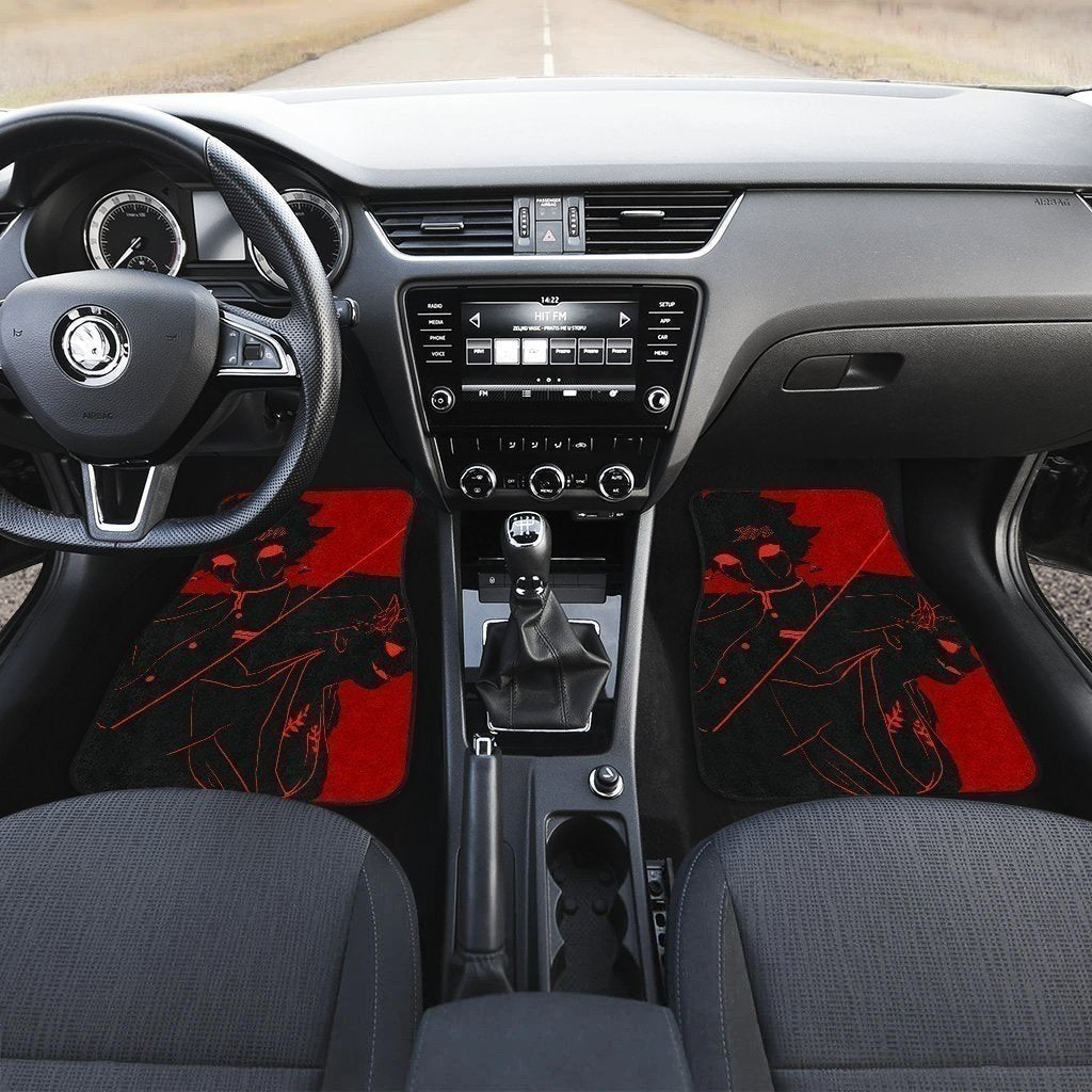 Nezuko Tanjiro Car Floor Mats Custom Demon Slayer Kimetsu No Yaiba Anime-Gear Wanta