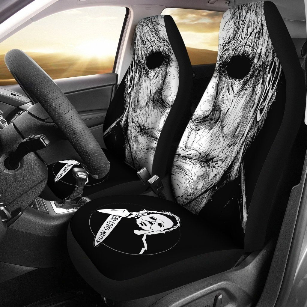 No Live Matter Michael Myer Car Seat Covers For Horror Movies Fan NH10-Gear Wanta