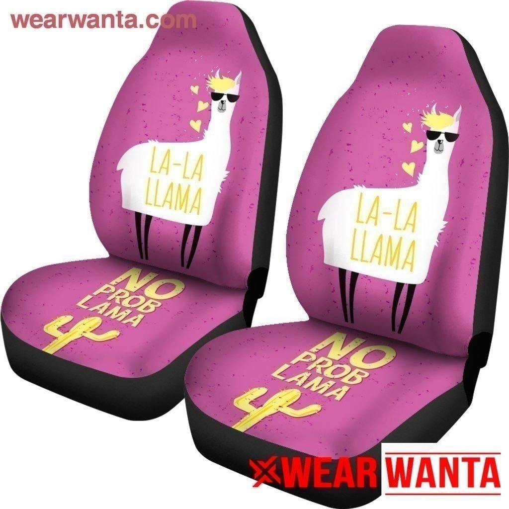 No Prob Lama Llama Car Seat Covers LT04-Gear Wanta
