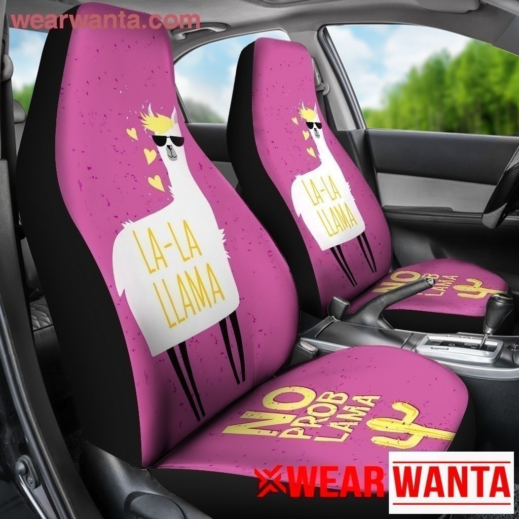 No Prob Lama Llama Car Seat Covers LT04-Gear Wanta