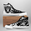 Oakland Raiders High Top Shoes Custom For Fans-Gear Wanta