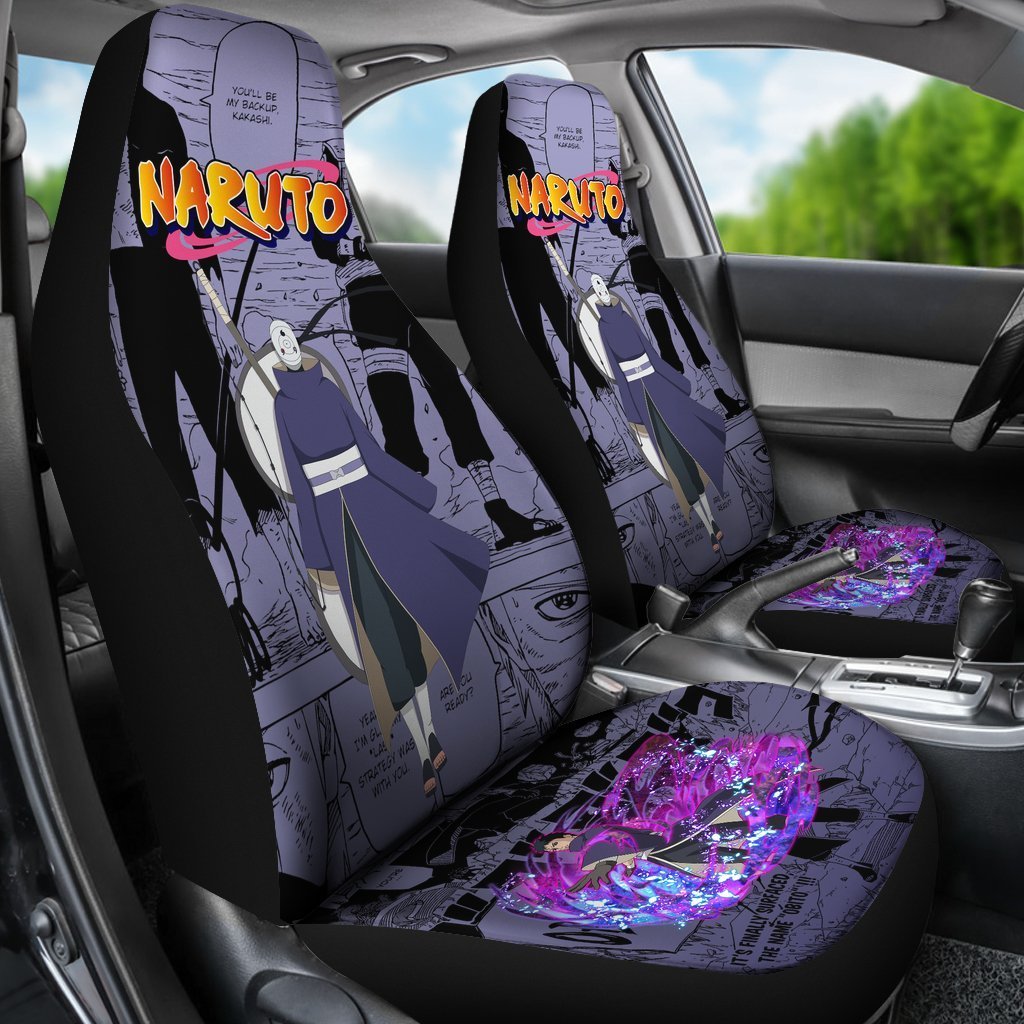 Obito NRT Car Seat Covers Custom Anime Car Accessories-Gear Wanta