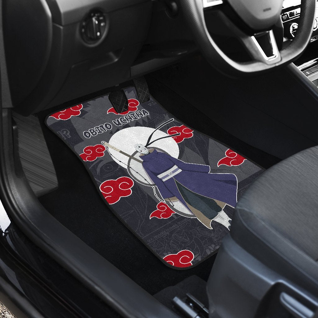 Obito Uchiha NRT Akatsuki Members Car Floor Mats Anime-Gear Wanta