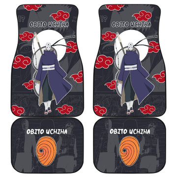 Obito Uchiha NRT Akatsuki Members Car Floor Mats Anime-Gear Wanta