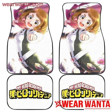 Ochaco Uraraka Car Floor Mats Custom My Hero Academia Anime Car Accessories-Gear Wanta