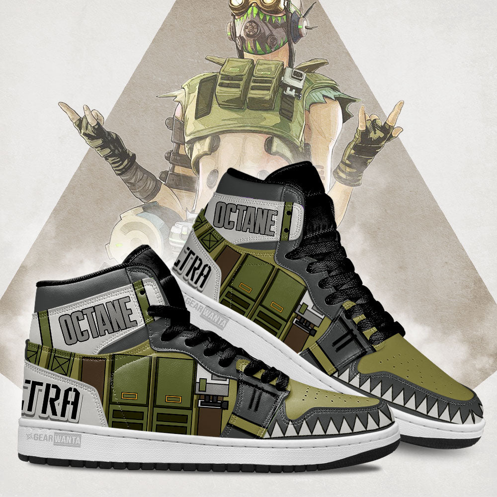 Octane Apex Legends Sneakers Custom Uniform Shoes-Gear Wanta