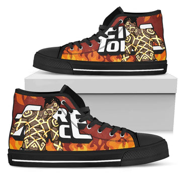 Ogun Montgomery Fire Force Sneakers Anime High Top Shoes PT20-Gear Wanta