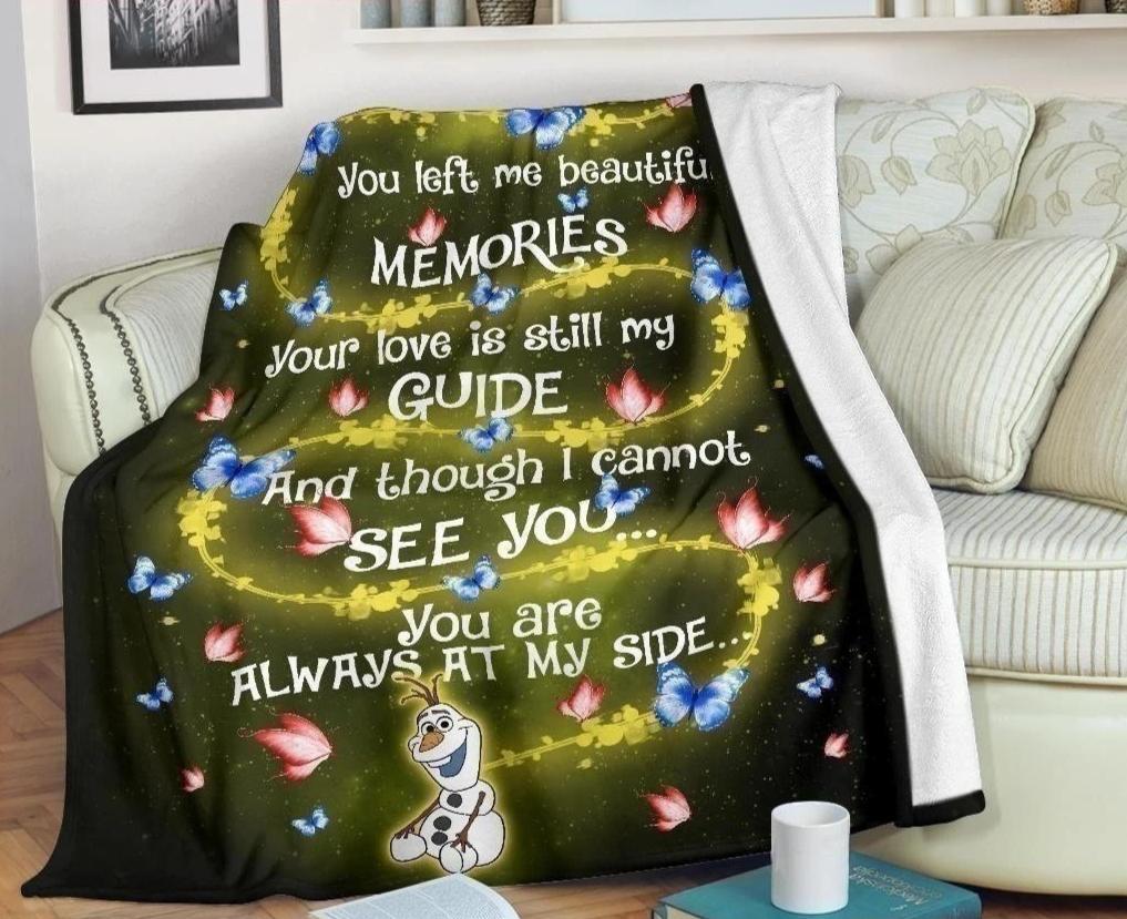 Olaf Blanket Custom For Our Loved Ones Gone Home Decoration-Gear Wanta