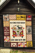 On Dark Desert Hippie Van Labrador Quilt Blanket Dog Lover-Gear Wanta