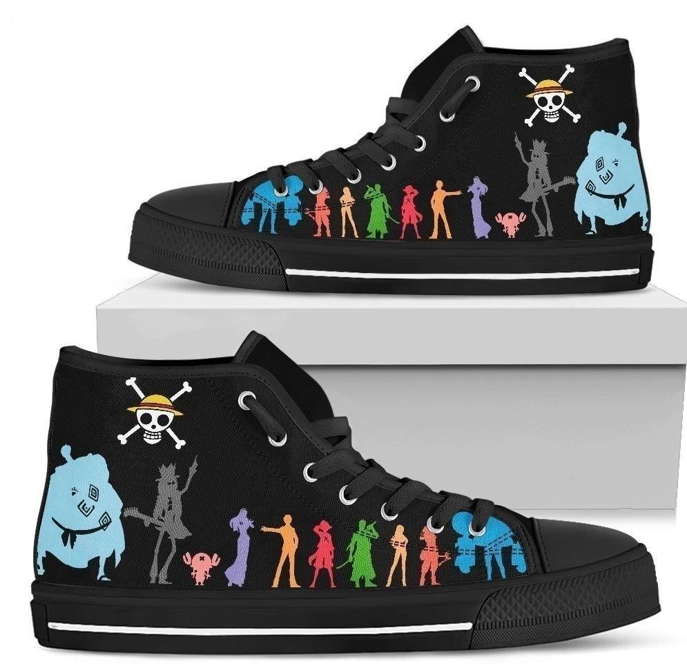 One Piece Crew High Top Shoes Sneakers Anime Custom NH09-Gear Wanta