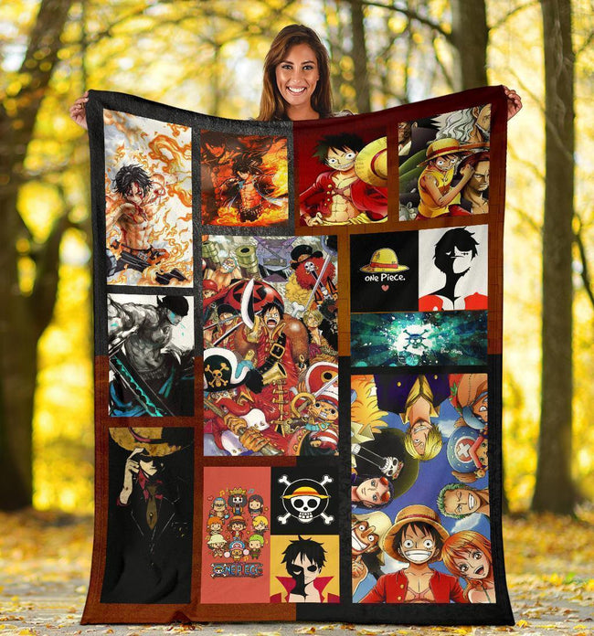 One Piece Fleece Blanket Anime Fan Gift Idea HH19-Gear Wanta