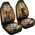 One Piece Manga Mixed Anime Law Car Seat Covers-Gear Wanta