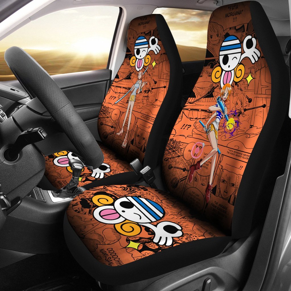 One Piece Manga Mixed Anime Nami Car Seat Covers-Gear Wanta