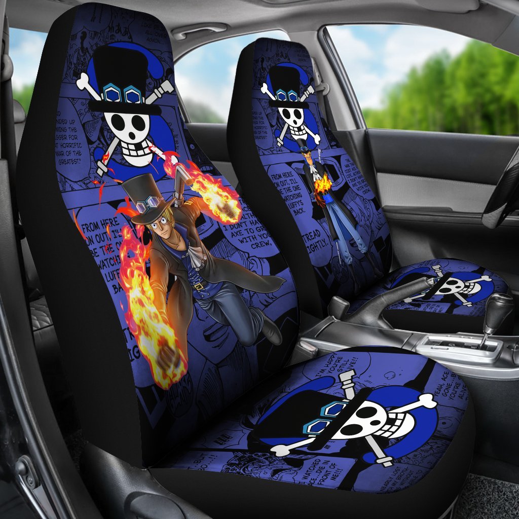 One Piece Manga Mixed Anime Sabo Car Seat Covers-Gear Wanta