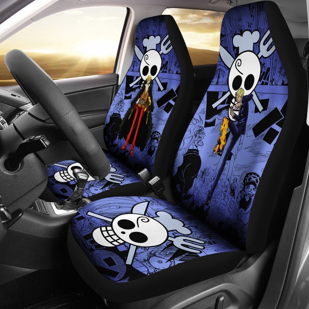 One Piece Manga Mixed Anime Sanji Car Seat Covers-Gear Wanta