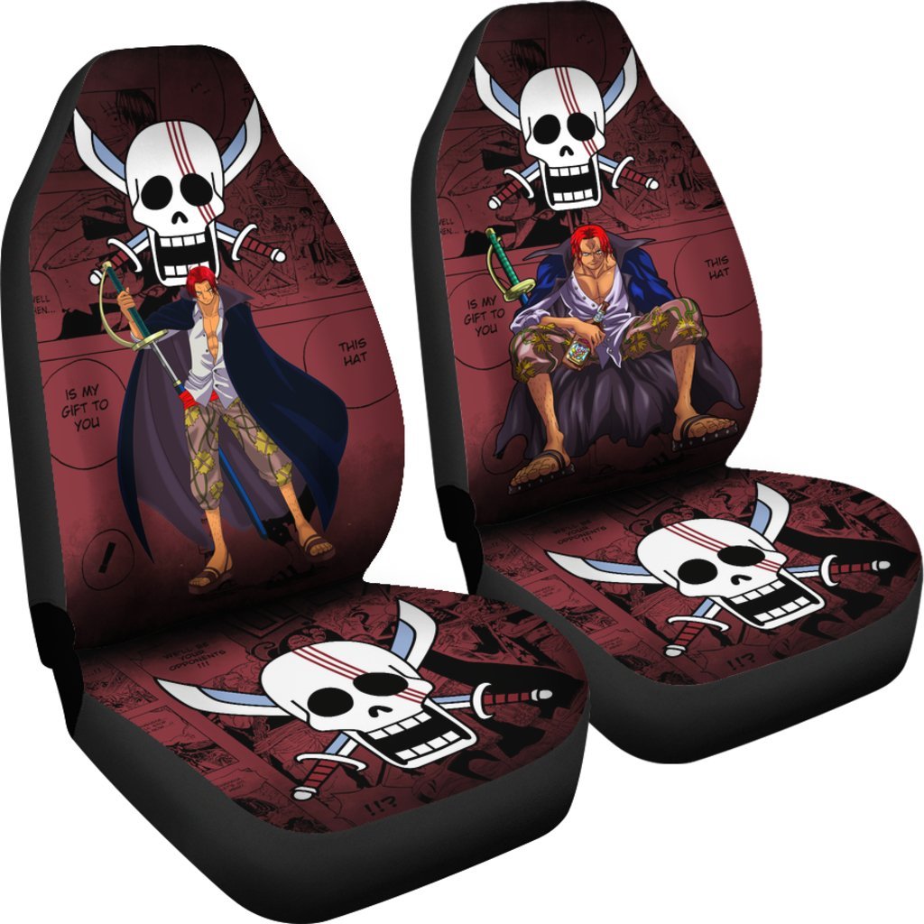 One Piece Manga Mixed Anime Shanks Car Seat Covers-Gear Wanta