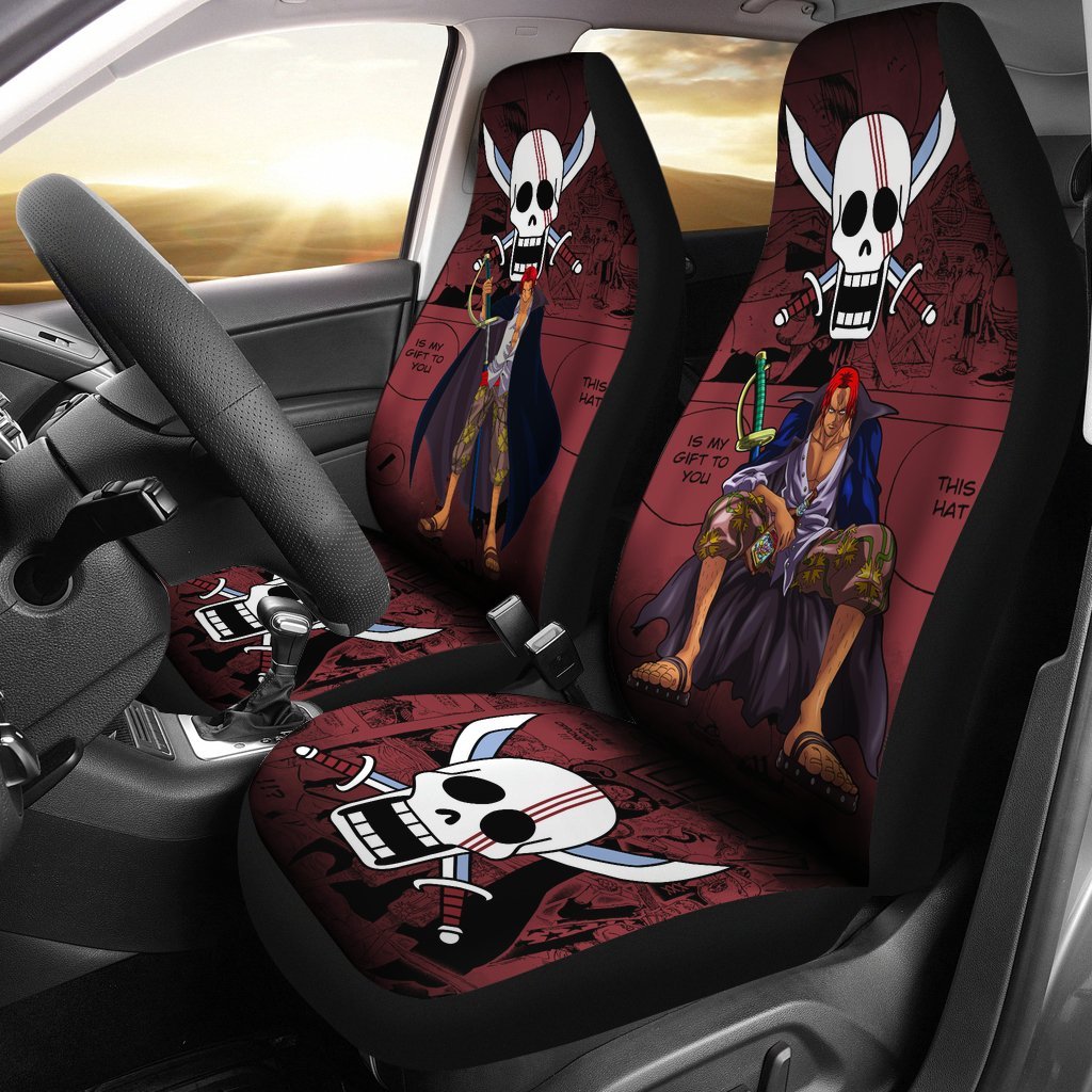 One Piece Manga Mixed Anime Shanks Car Seat Covers-Gear Wanta